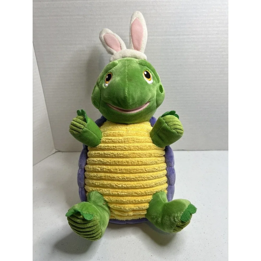Hallmark Whirlin' Twirlin' Turtle Sings Spins EASTER Egg Shell Bunny Ears Works